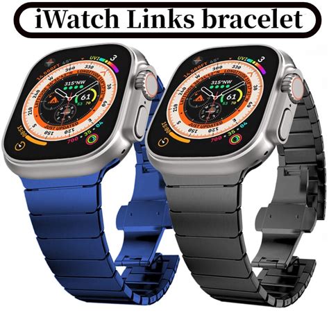 apple watch with link band|apple watch ultra link band.